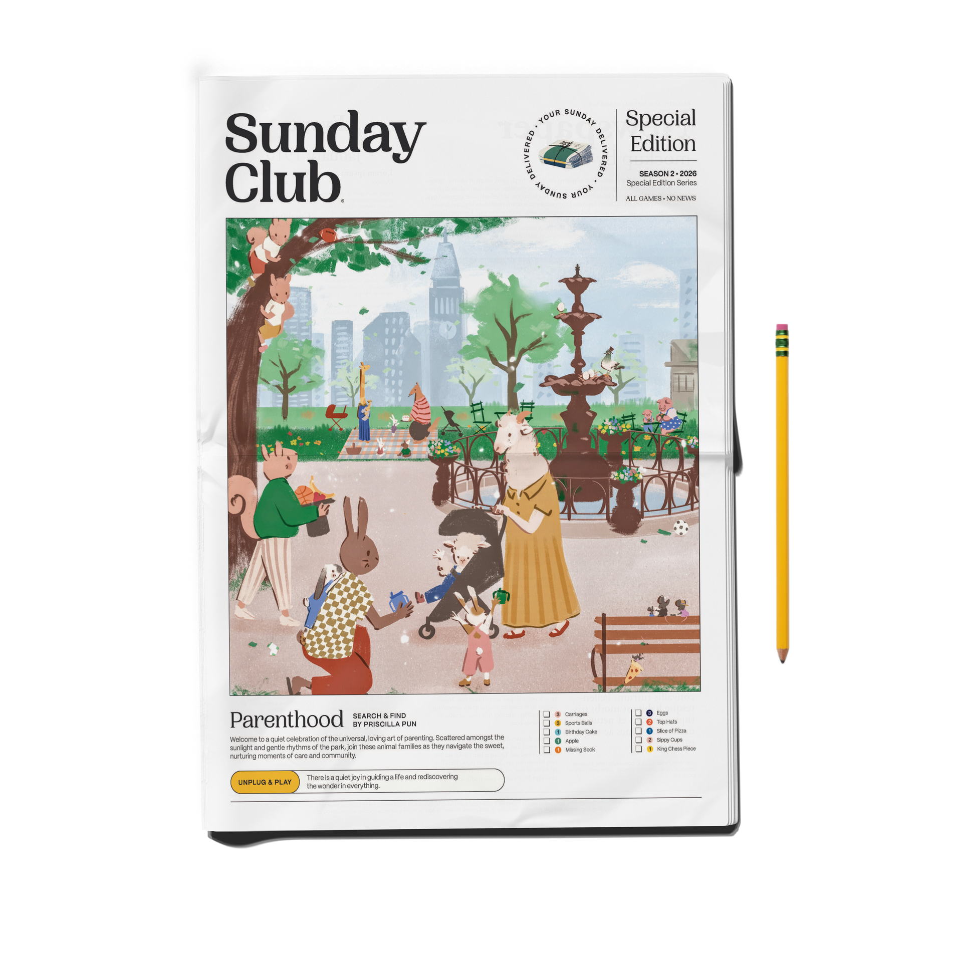 Season 2, Special Edition Issue • Parenthood – Sunday Club