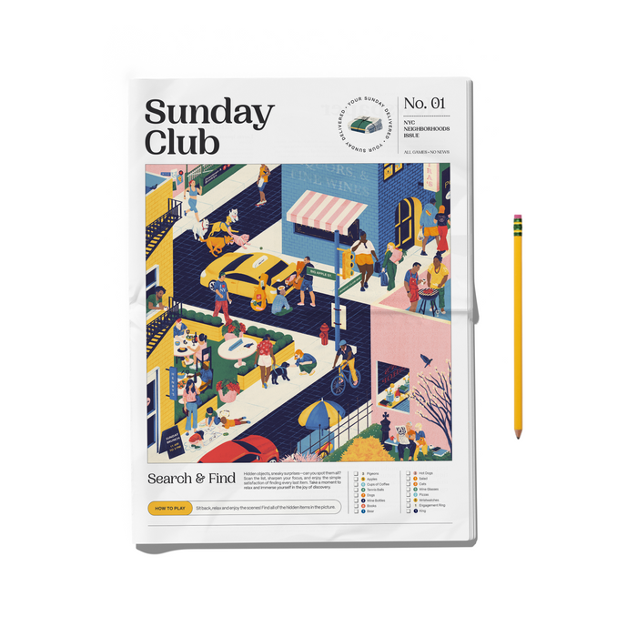 Sunday Club Issue 01 • Pilot Issue