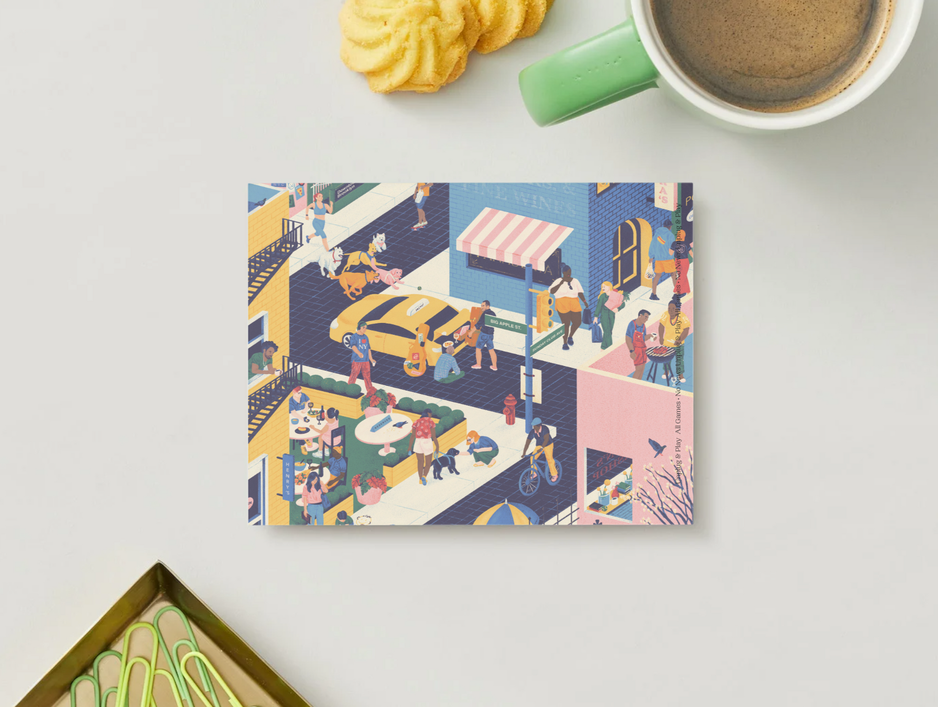 Handwritten Message – Sunday Club Postcard